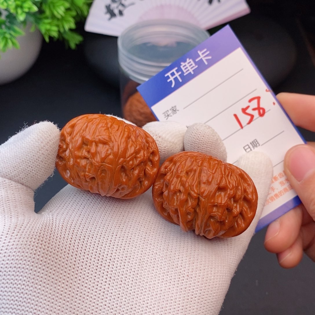 文玩核桃把件42磨盘158