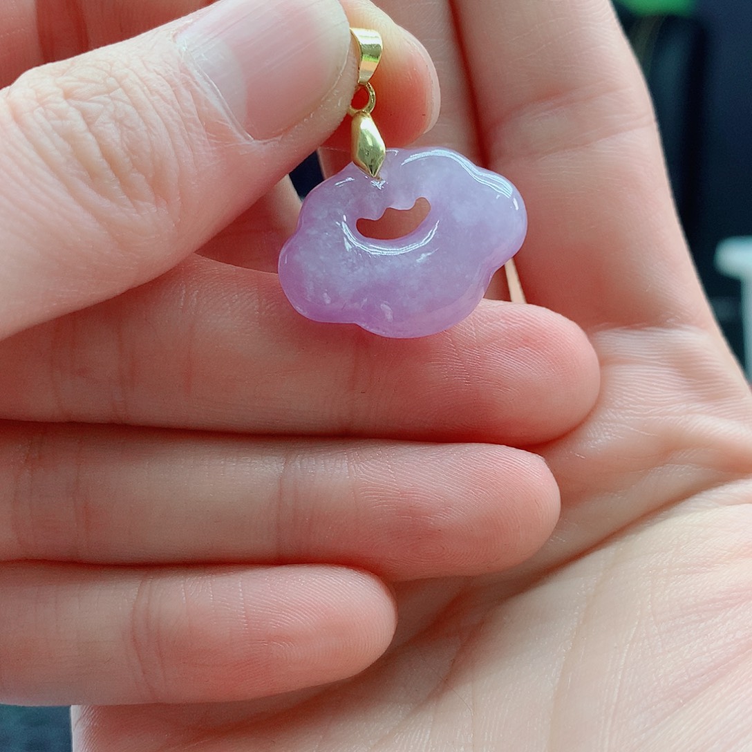 翡翠银S925镶嵌颈饰