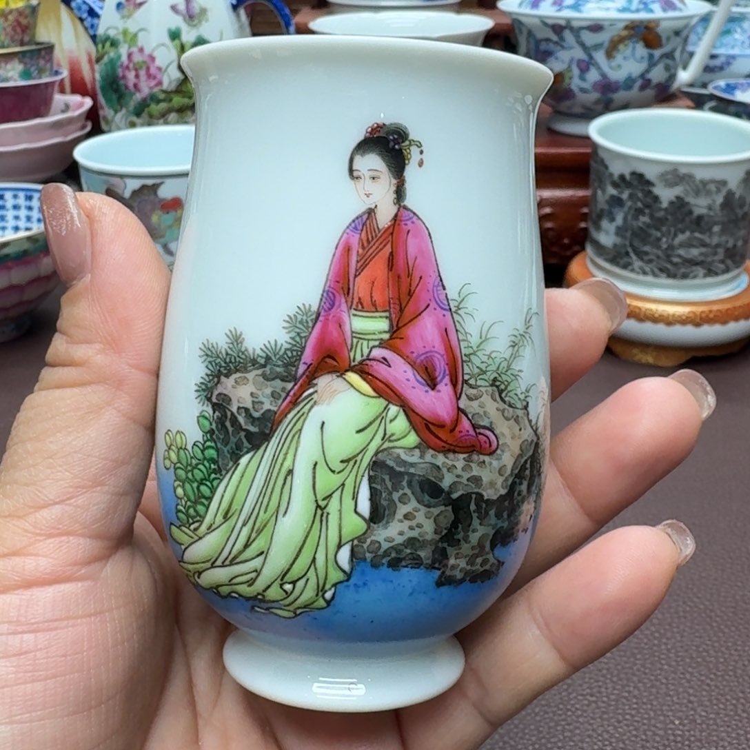 瓷片景德镇仿古手工制作精品展示