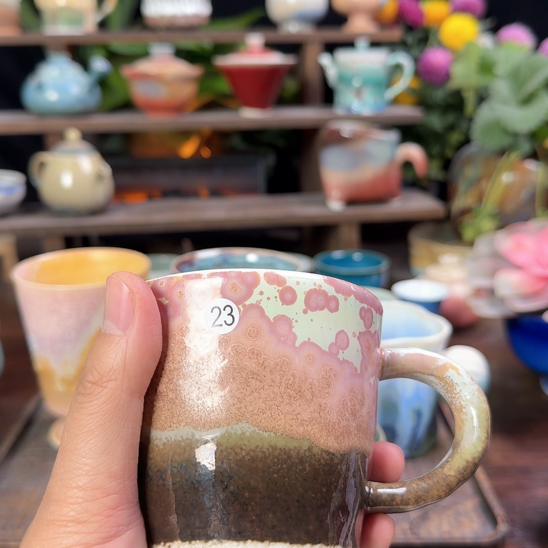手工陶瓷主人杯杯23