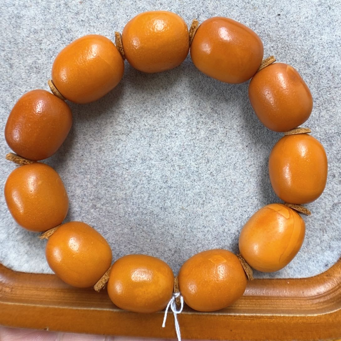 蜜蜡手串未镶嵌蜜蜡