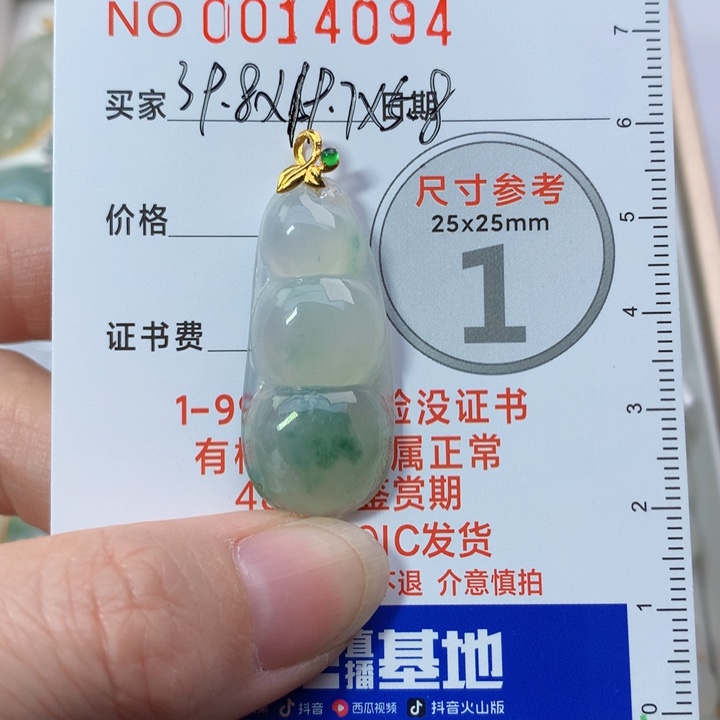 翡翠颈饰未镶嵌吊坠