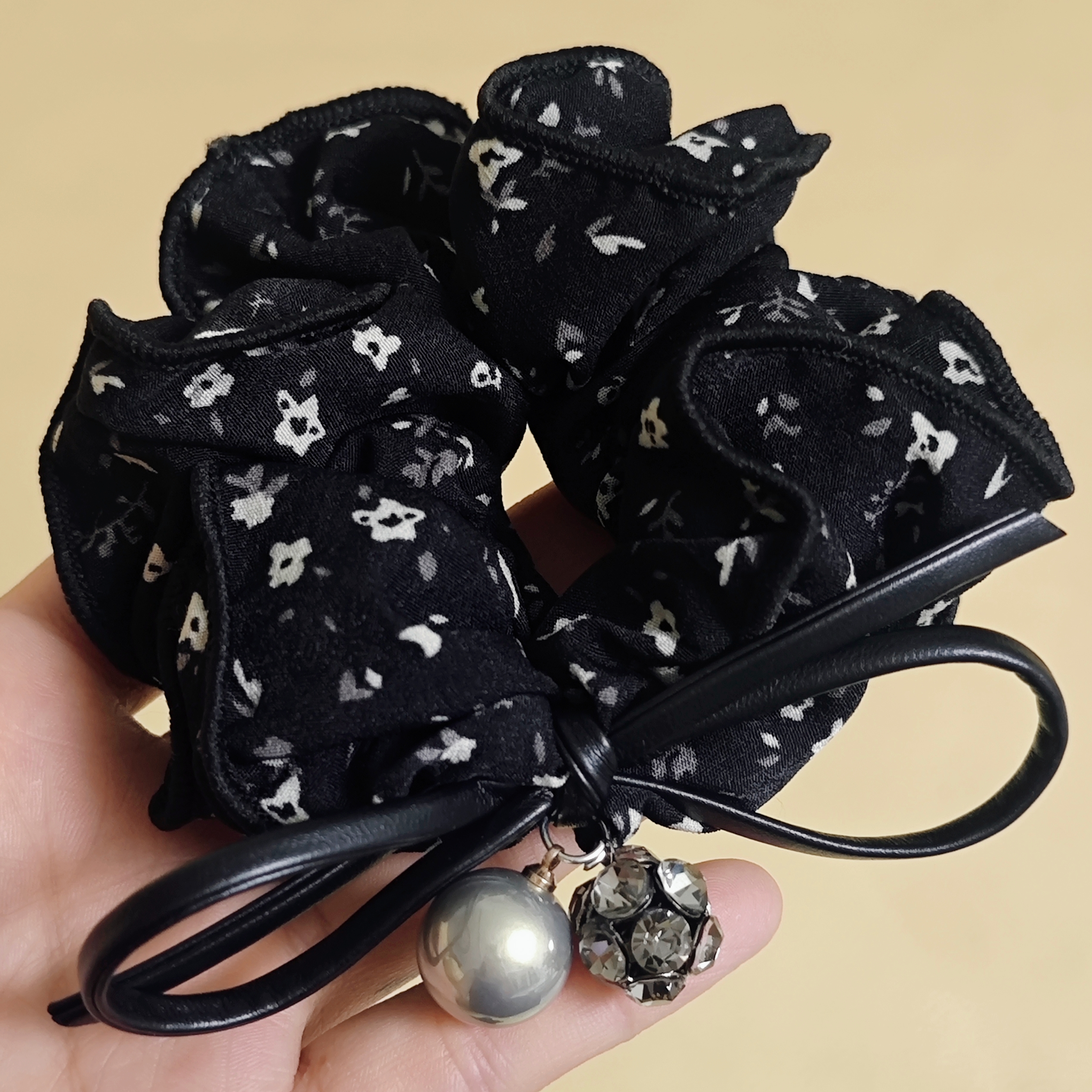 日韩甜美风小肠圈优雅百搭时尚ins