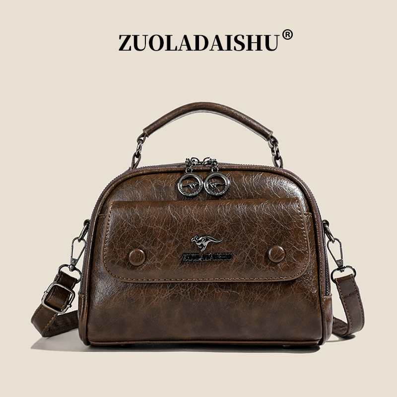 正 3904 棕色 女包（长24宽12高17）