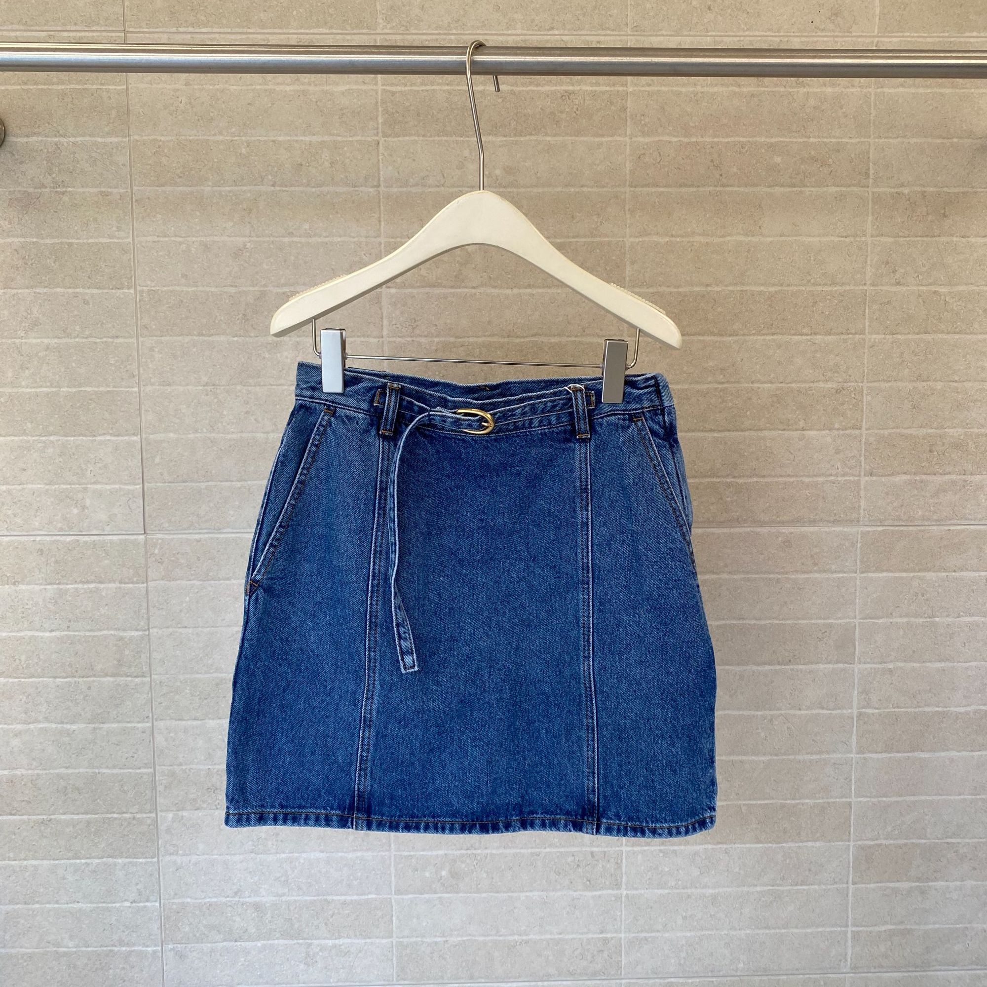 EENK 牛仔半裙26年春夏ELD1P351-DS02-BL——2080