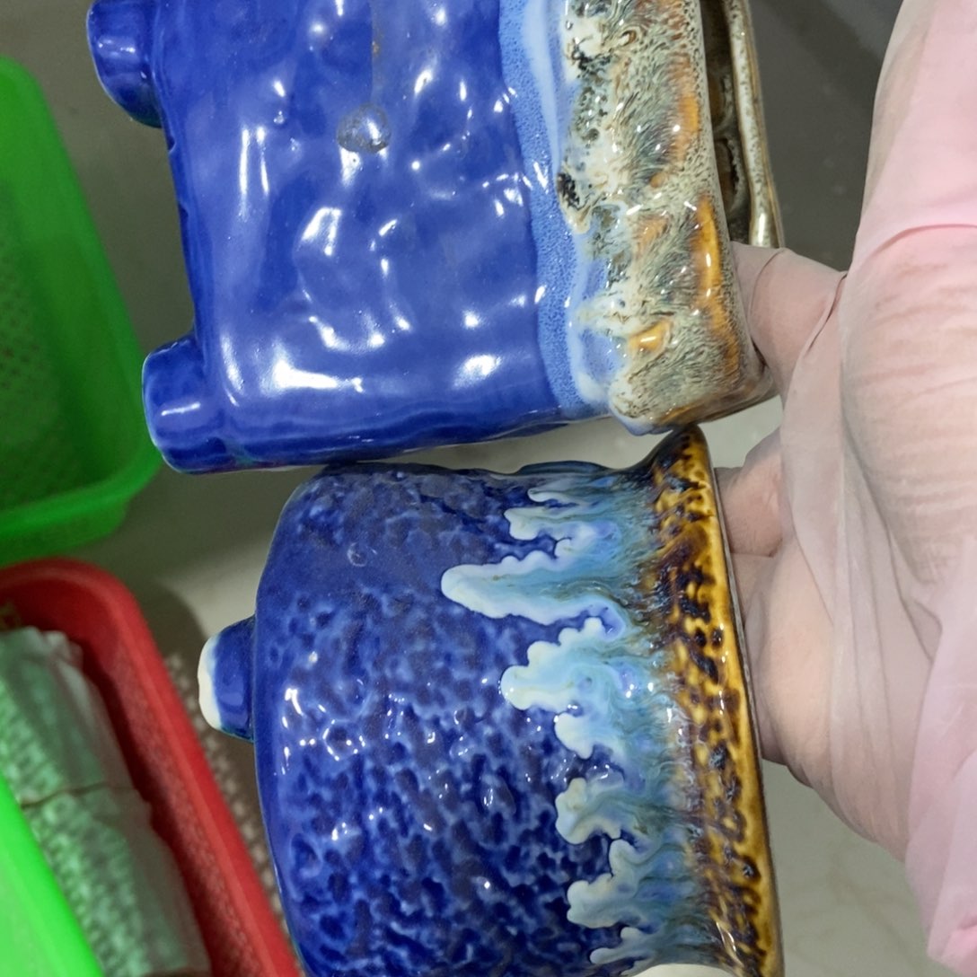 红陶高温陶瓷花盆