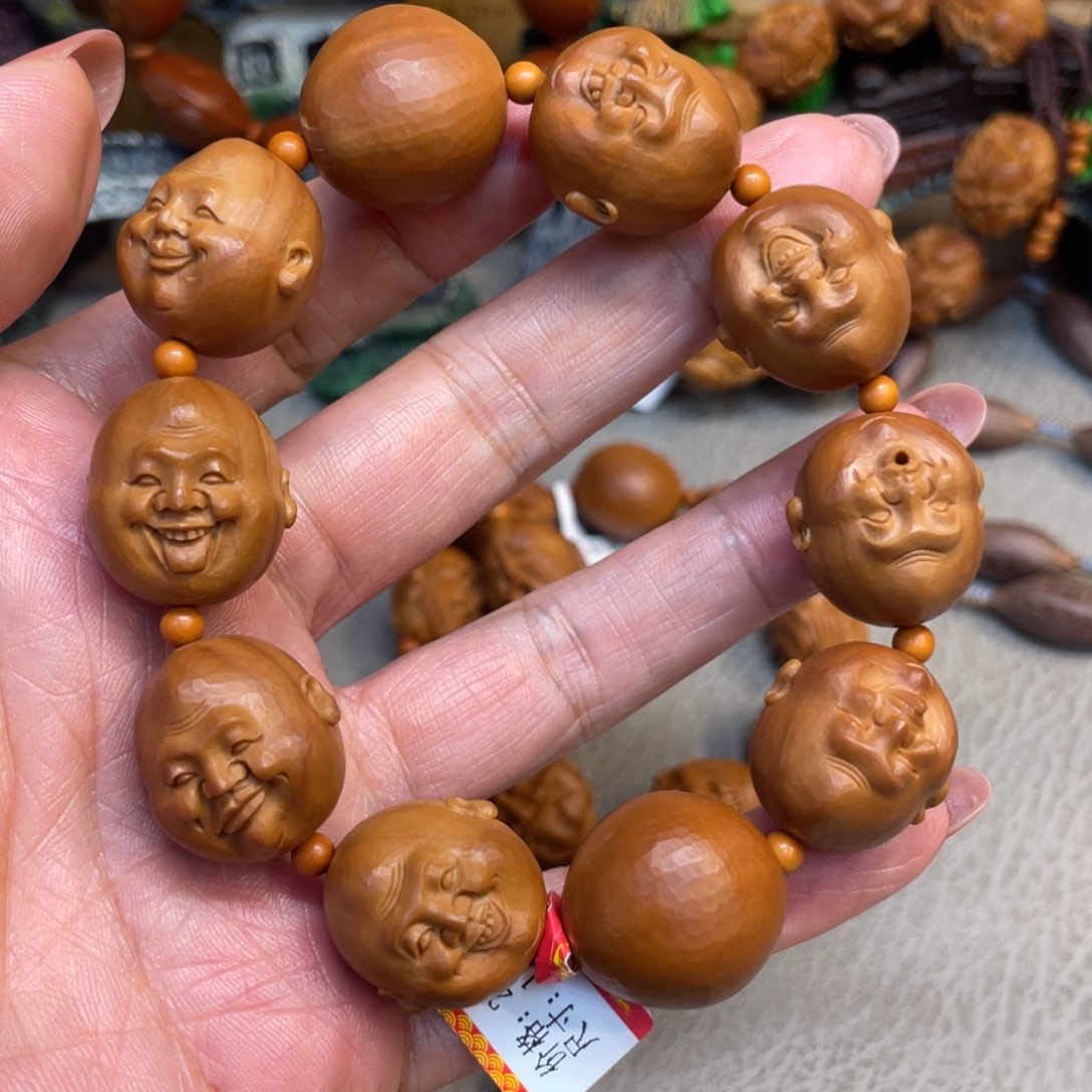 橄榄核手串/手链大师兄笑佛