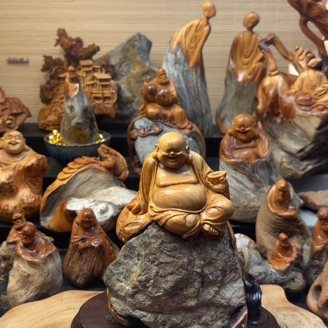 鸟***叔柏木太行崖柏手工雕刻