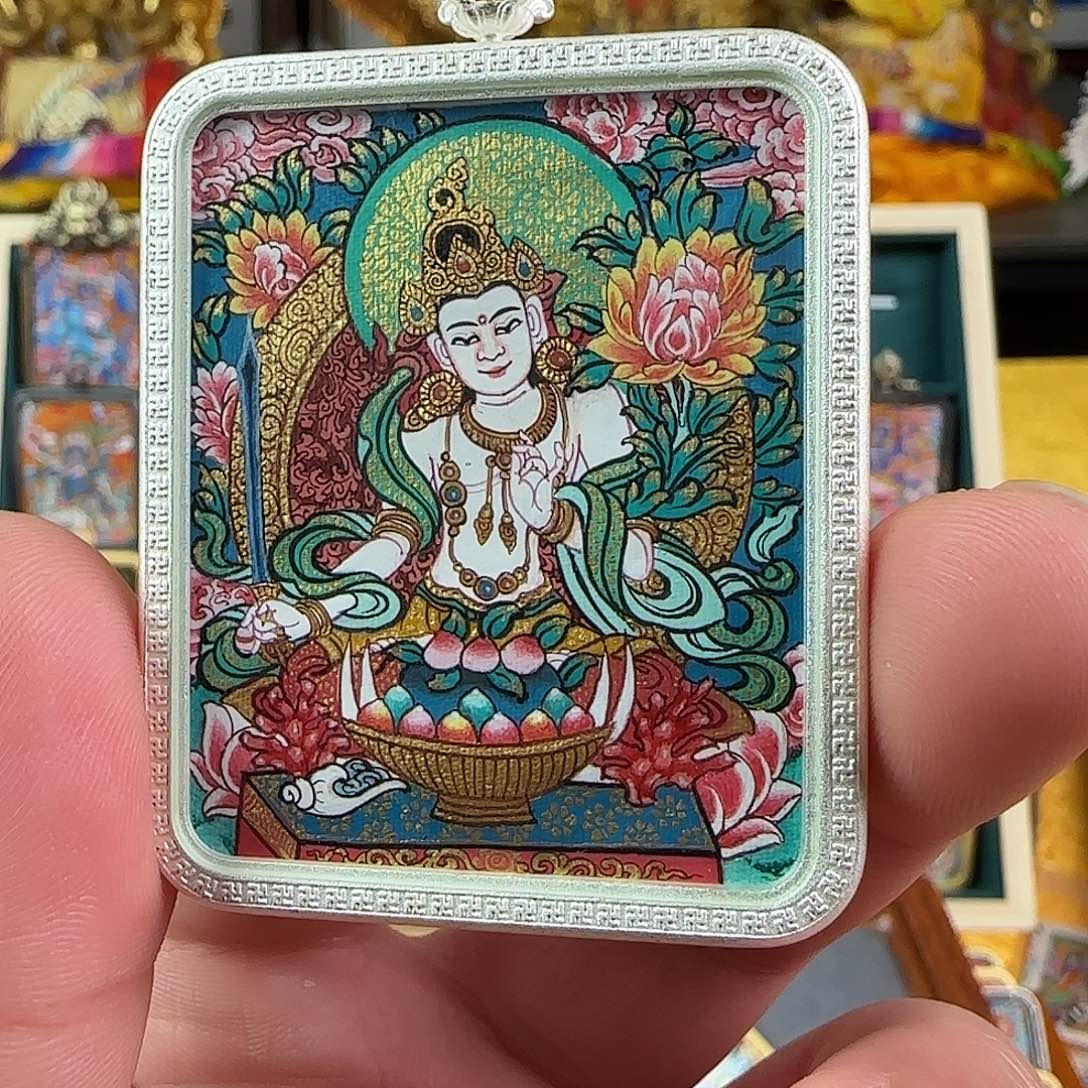 吊坠Z***.虚空唐卡，热贡纯手绘！