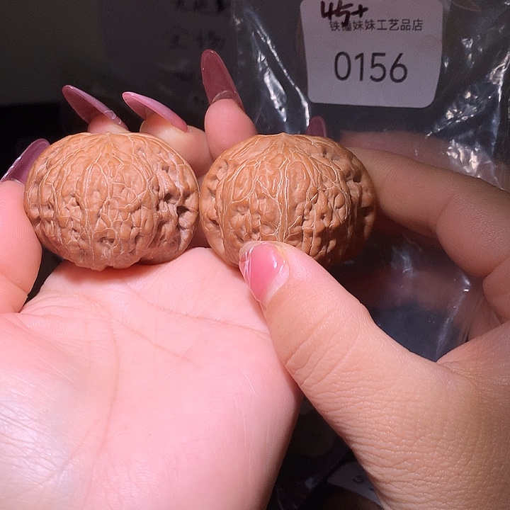 文玩核桃把件铁锤45➕