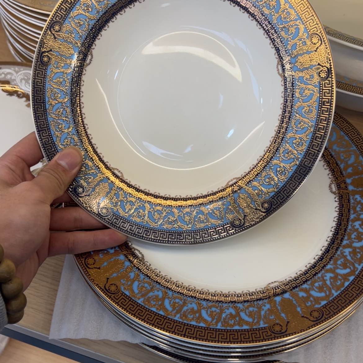 【闪购商品】瓷片9寸草帽盘两个一单福利价