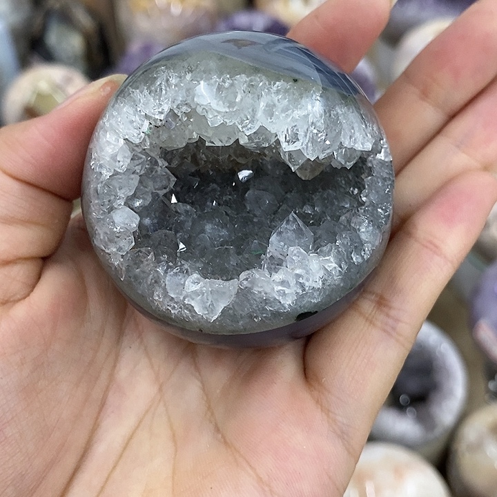 紫晶珠宝半成品未镶嵌