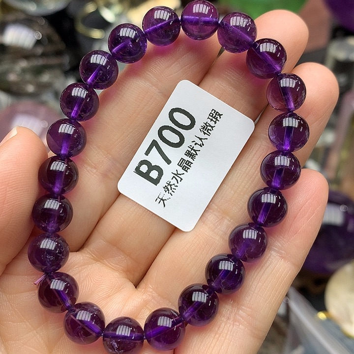 水晶天然水晶手串8.6m m未镶嵌