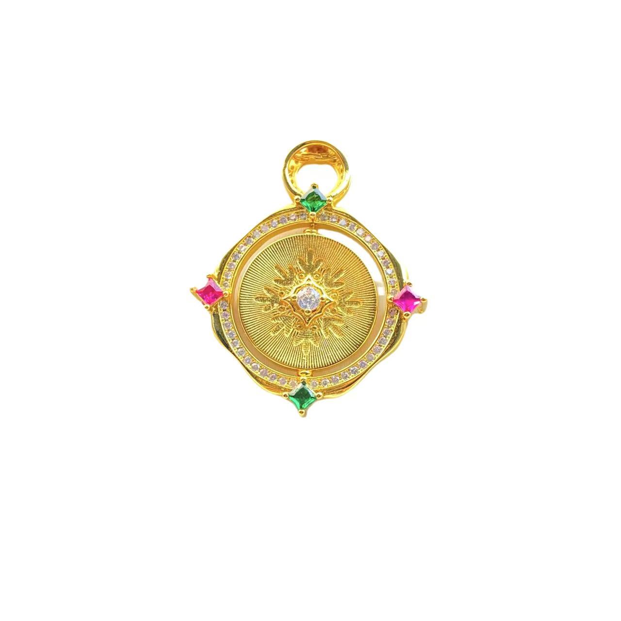 翡翠吊坠F493X合金