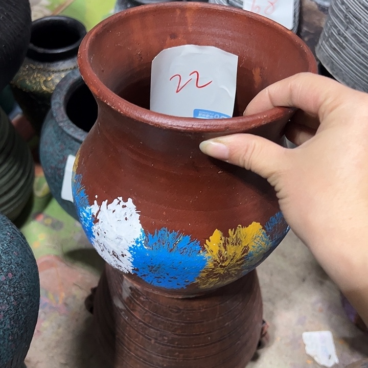 彩绘福袋高20口15默认打孔