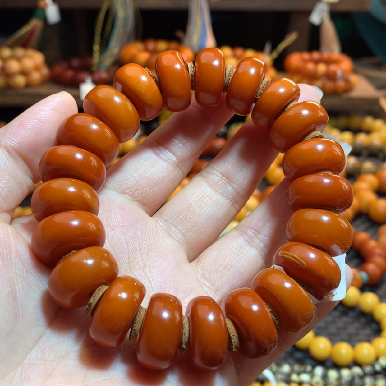 【闪购商品】手串蜜蜡未镶嵌蜜蜡手串