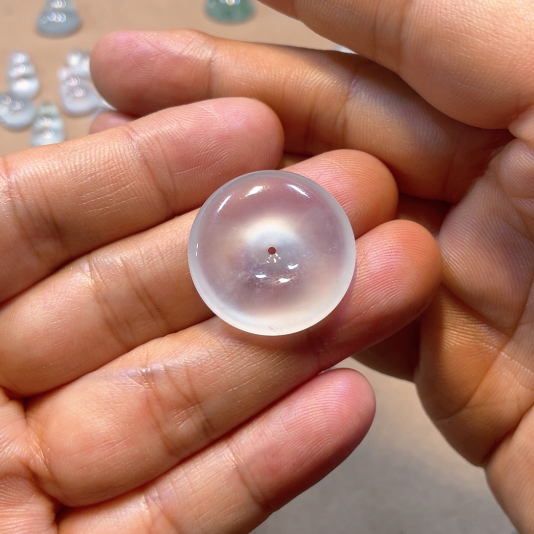 翡翠吊坠(不含链)未镶嵌平安扣