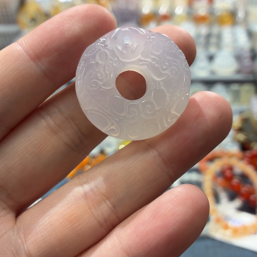 玛瑙/玉髓未镶嵌吊坠(不含链)