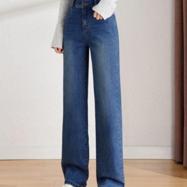 New Merry2024新款5新色牛仔裤时尚百搭潮流女