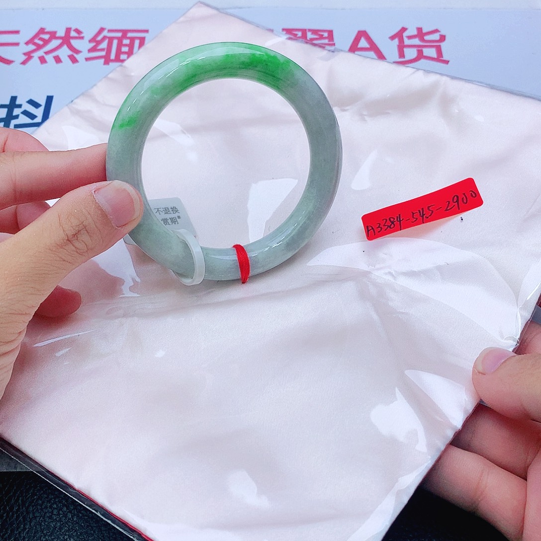 翡翠未镶嵌手镯我