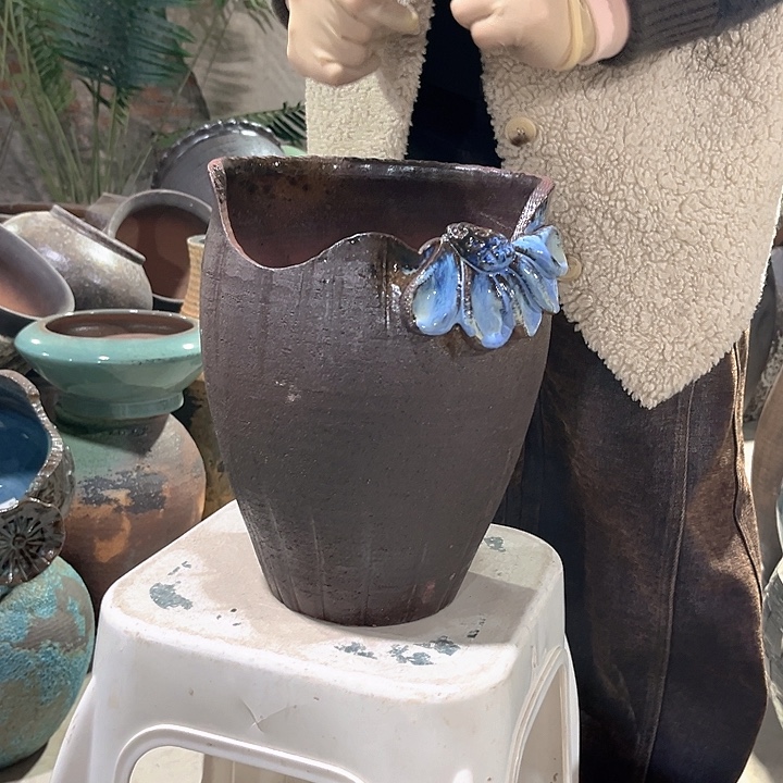 正品口21高28花盆