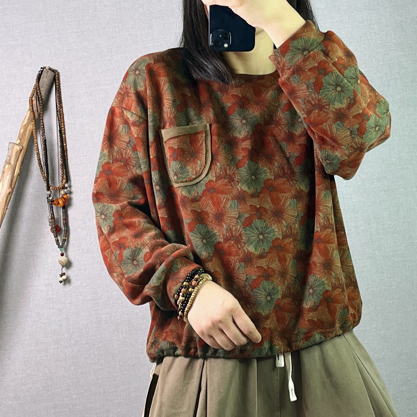 18986新款春季卫衣洋气减龄