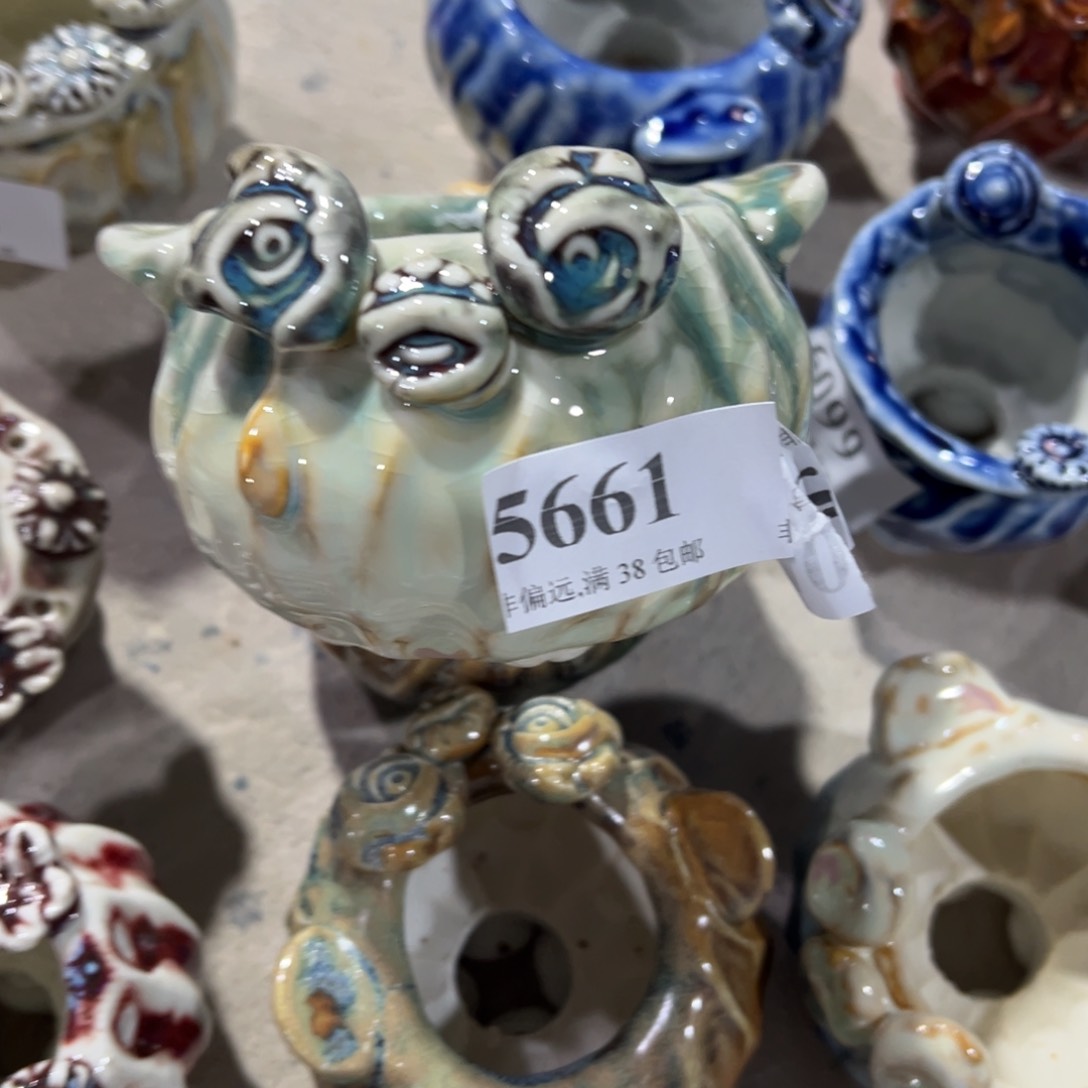 红陶景德镇手工花盆