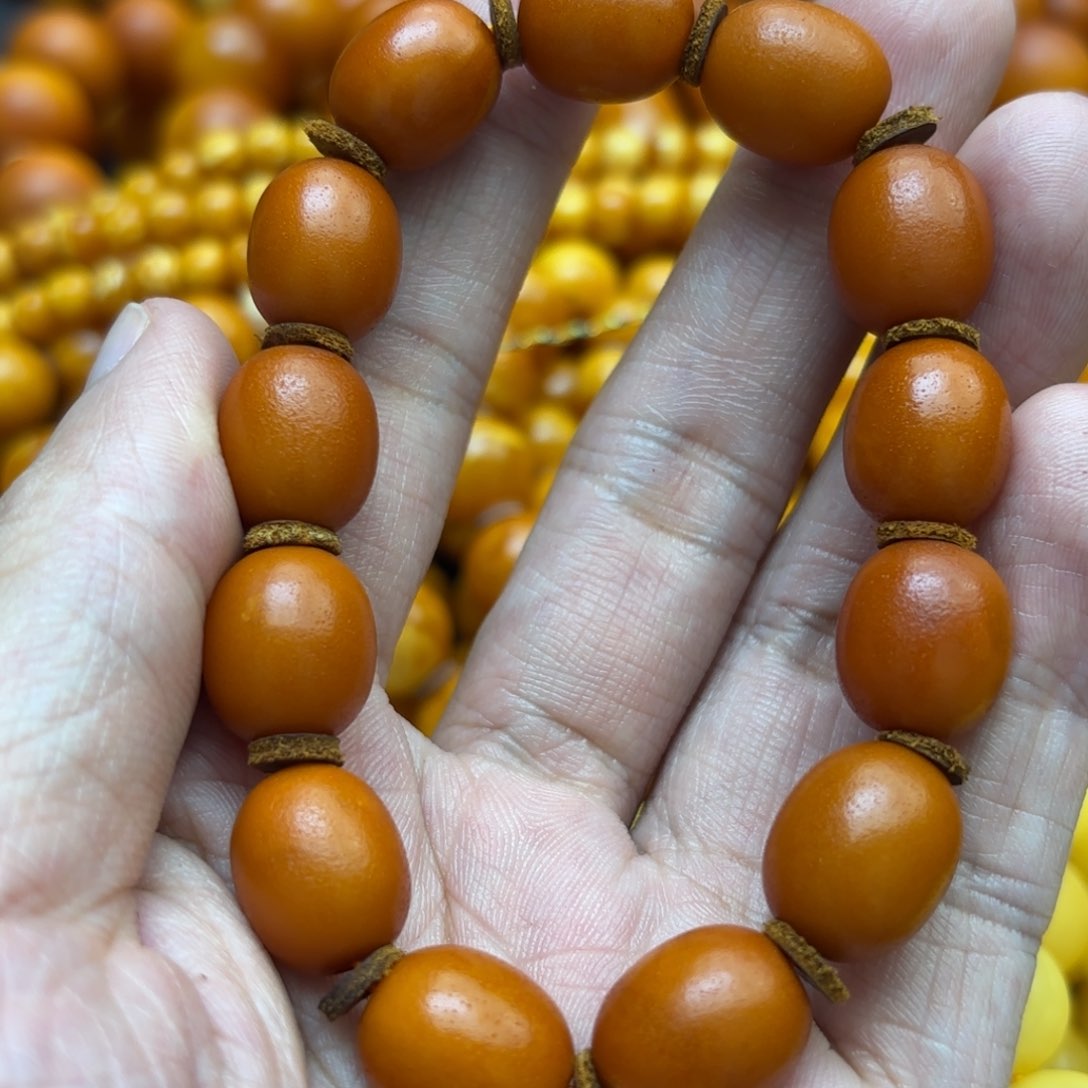 琥珀手链未镶嵌蜜蜡