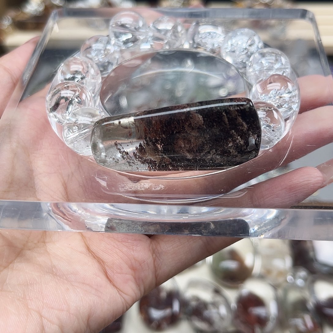 水晶手链合金咩*手串