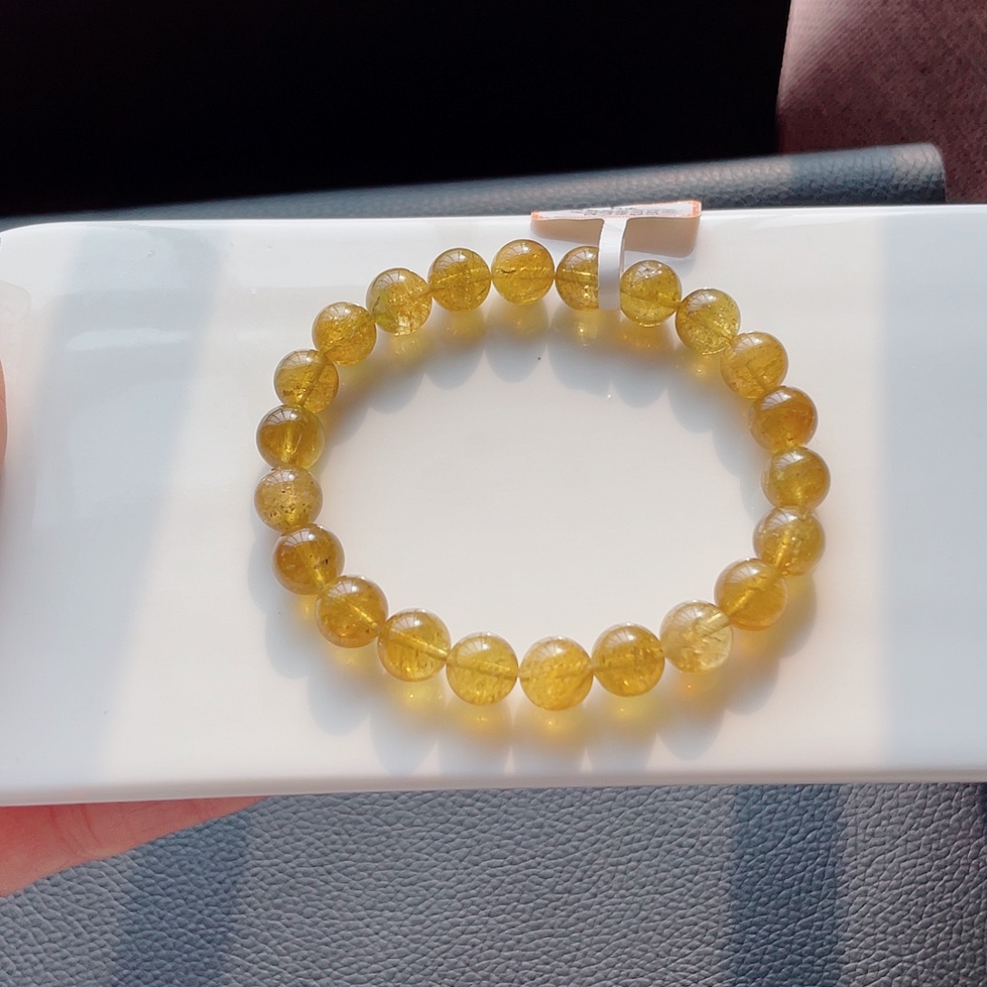 手链碧玺未镶嵌9.2mm左右