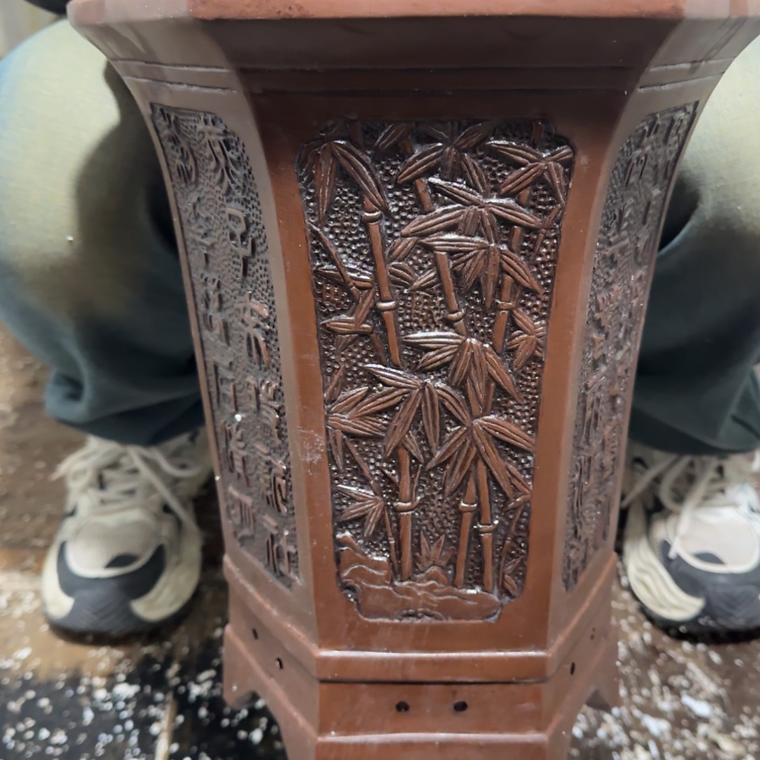 花盆紫砂口径23.30口径