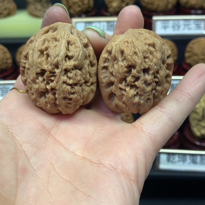 文玩核桃把件将军榜35白茬