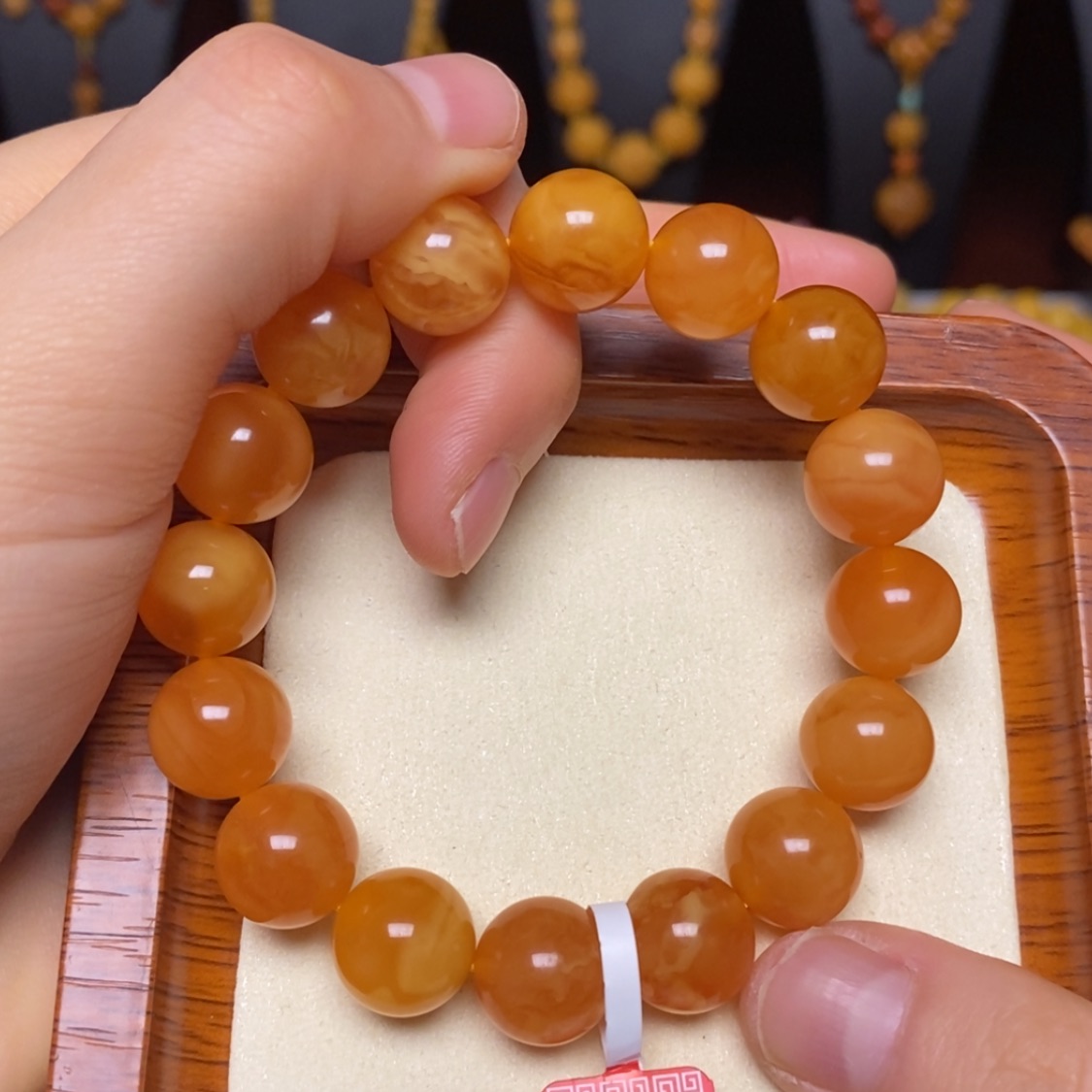 【闪购商品】蜜蜡手链未镶嵌手串