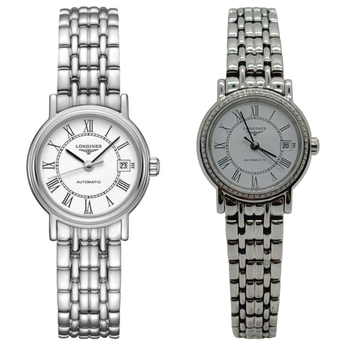 99新 Longines/浪琴 瑰丽321/机械/白盘罗马/表径25.5mm/女士腕表