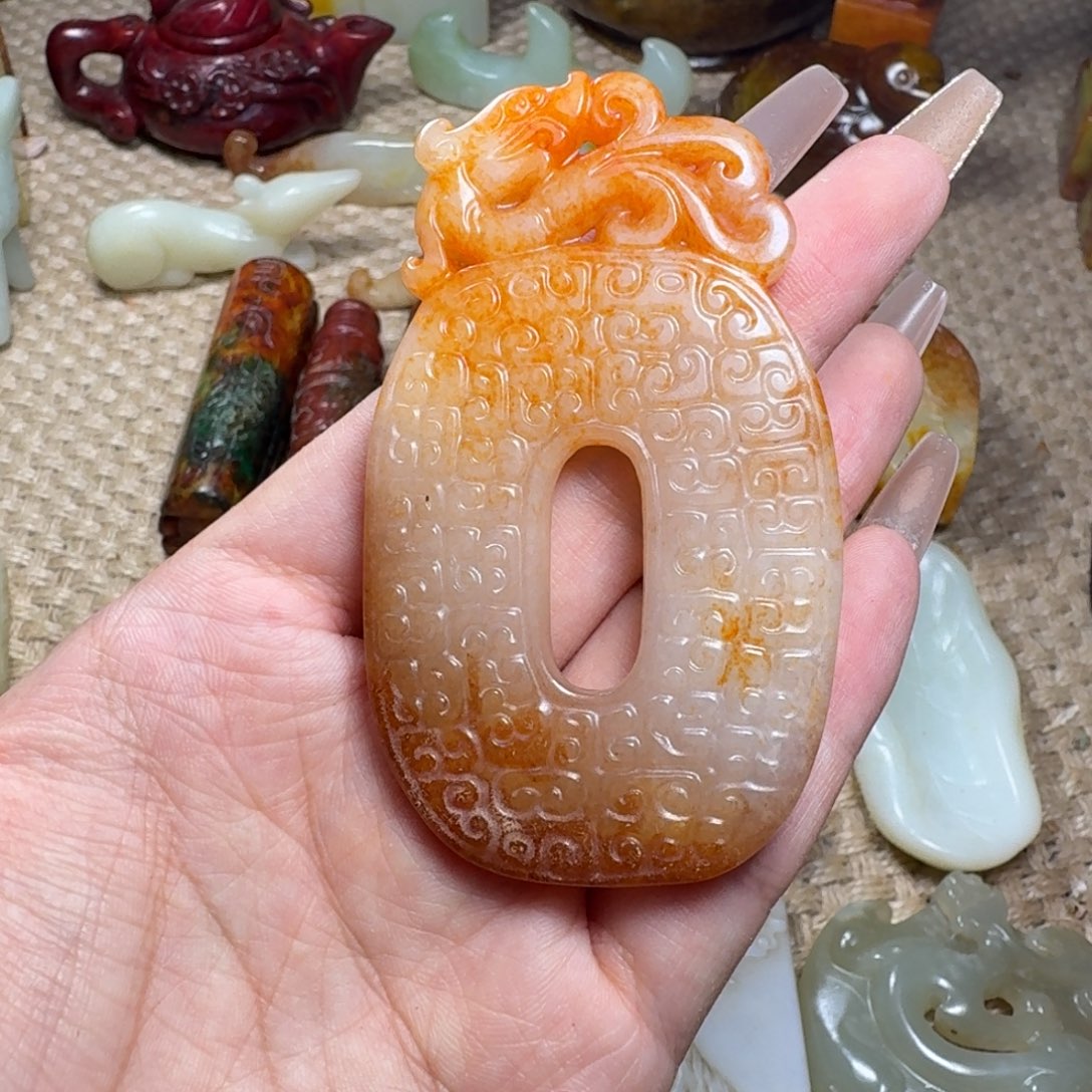 吊坠白玉菩提挂件