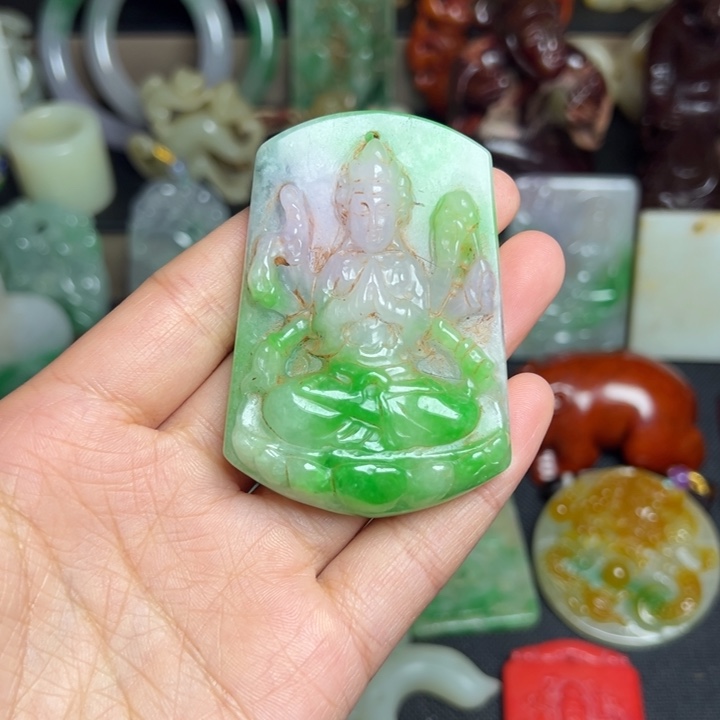 滴血莲花菩提吊坠