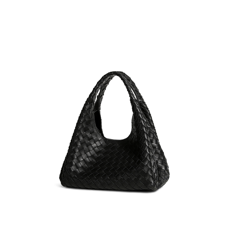 手工羊皮编织腋下包 8923