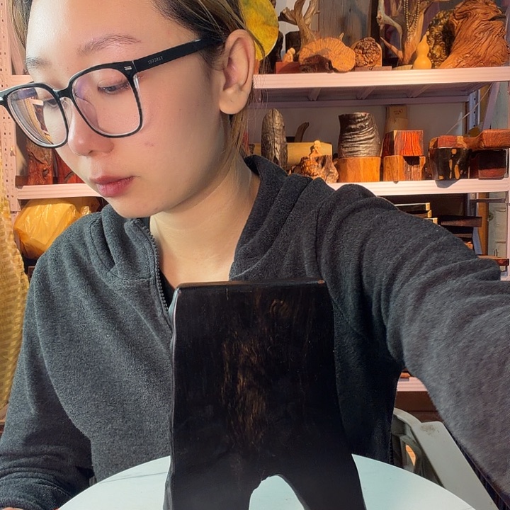 紫檀木类端景台?***?