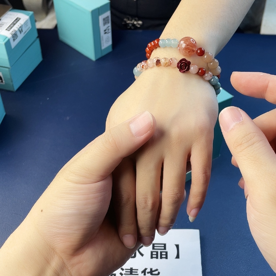 手链水晶银S925镶嵌