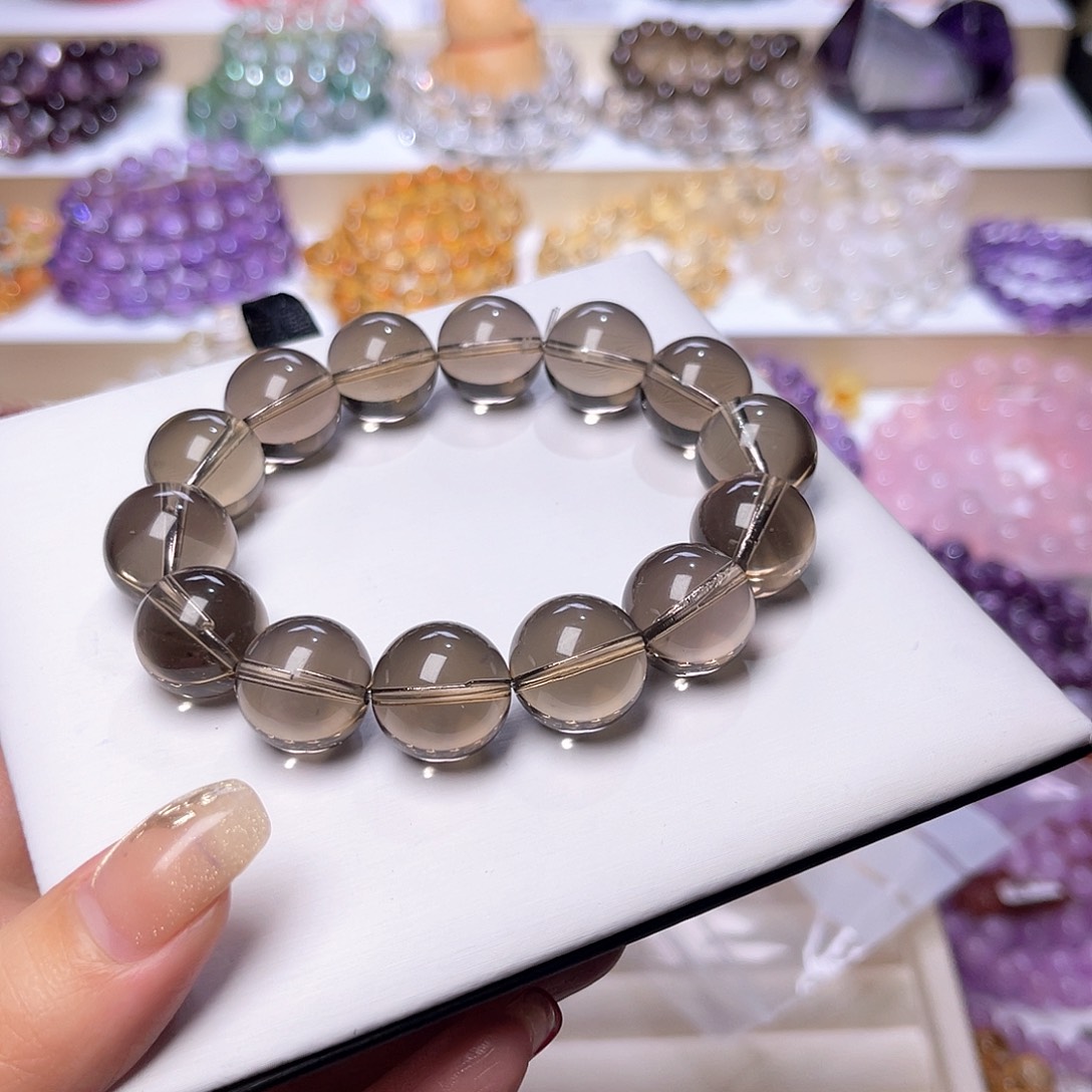 水晶手串未镶嵌?***?天然水晶16mm