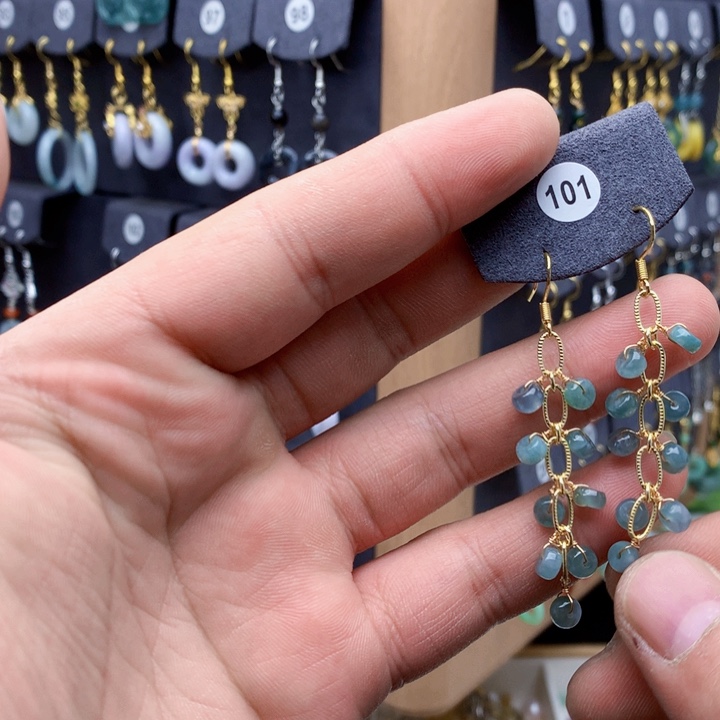 未镶嵌翡翠耳饰耳饰