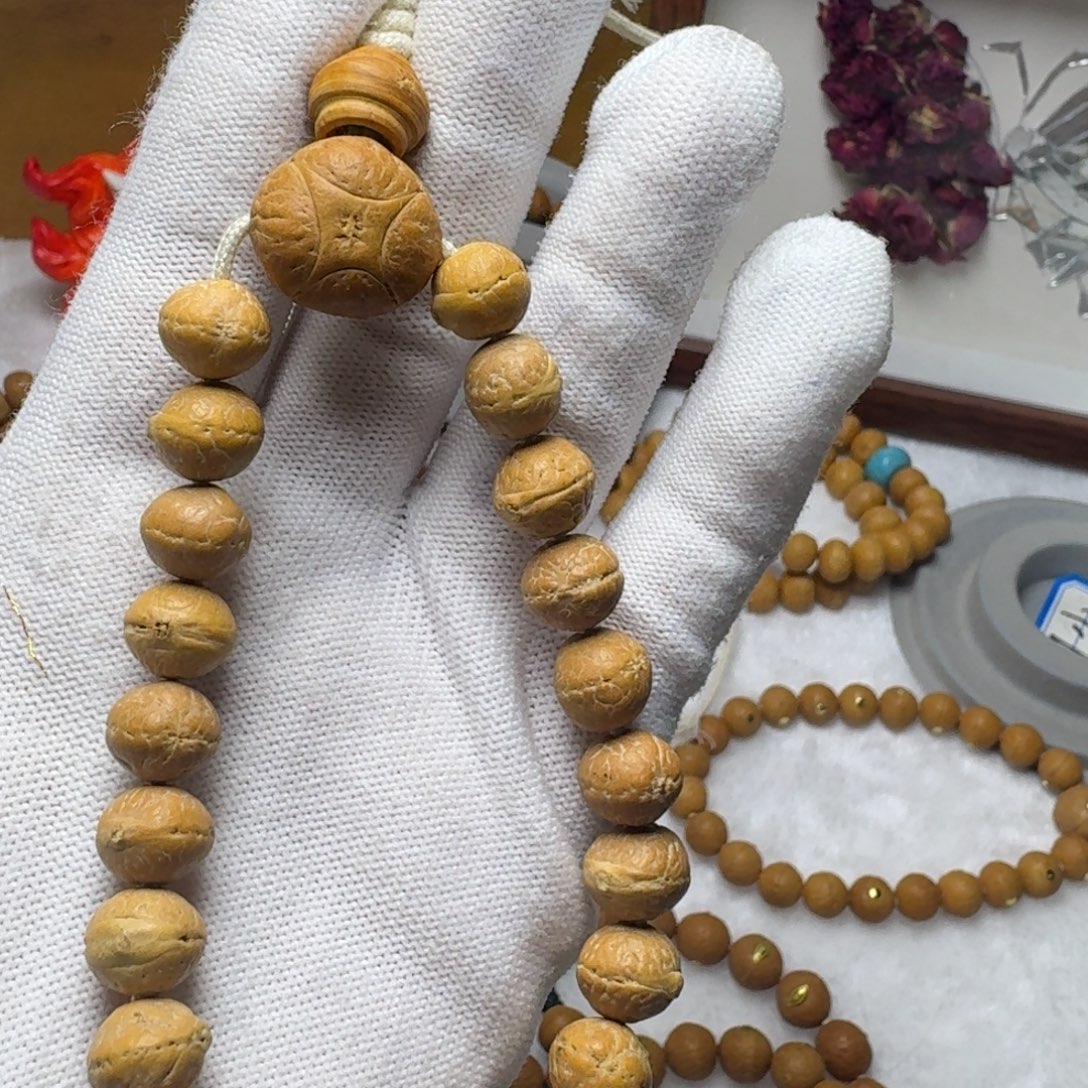 凤眼菩提手串尼泊尔实心
