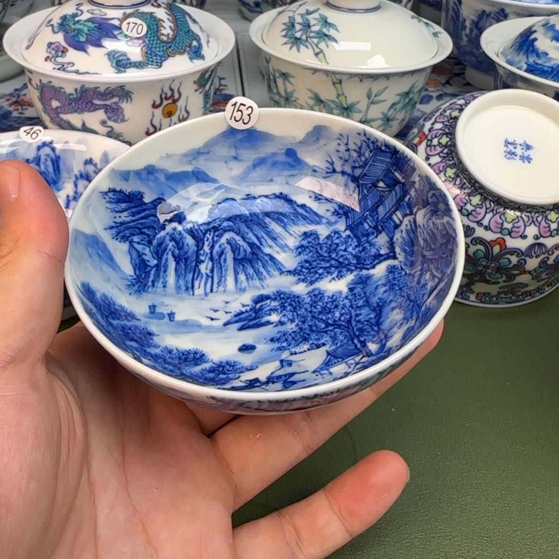 彦祖纯手工手绘茶具153