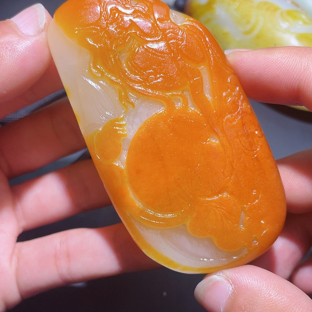 和田玉把件未镶嵌D2 