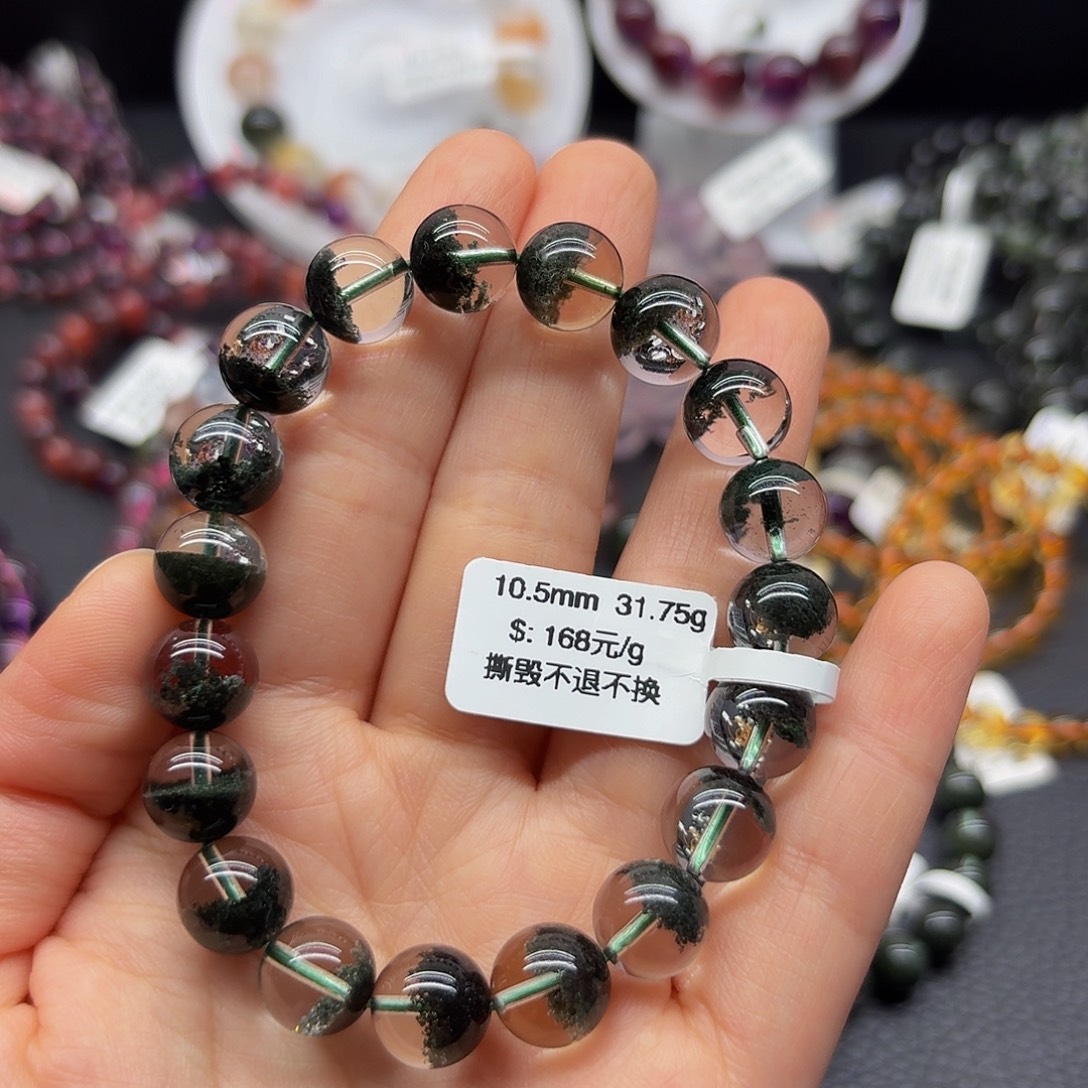 水晶手链未镶嵌天然水晶