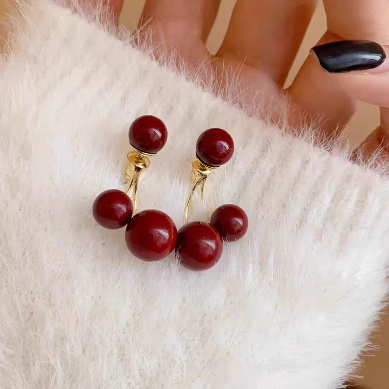 铜合金耳饰 气质轻奢百搭简约简约优雅精致网红设计师耳环F3136