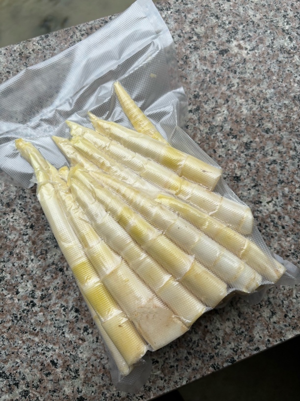 临安天目山雷笋肉现剥现发新鲜