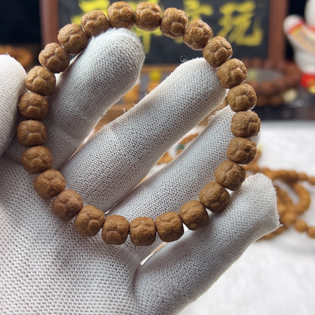 猴头核桃手串全品无暇手工饕餮 