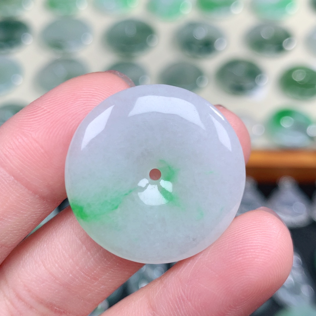 翡翠未镶嵌吊坠(不含链)27-