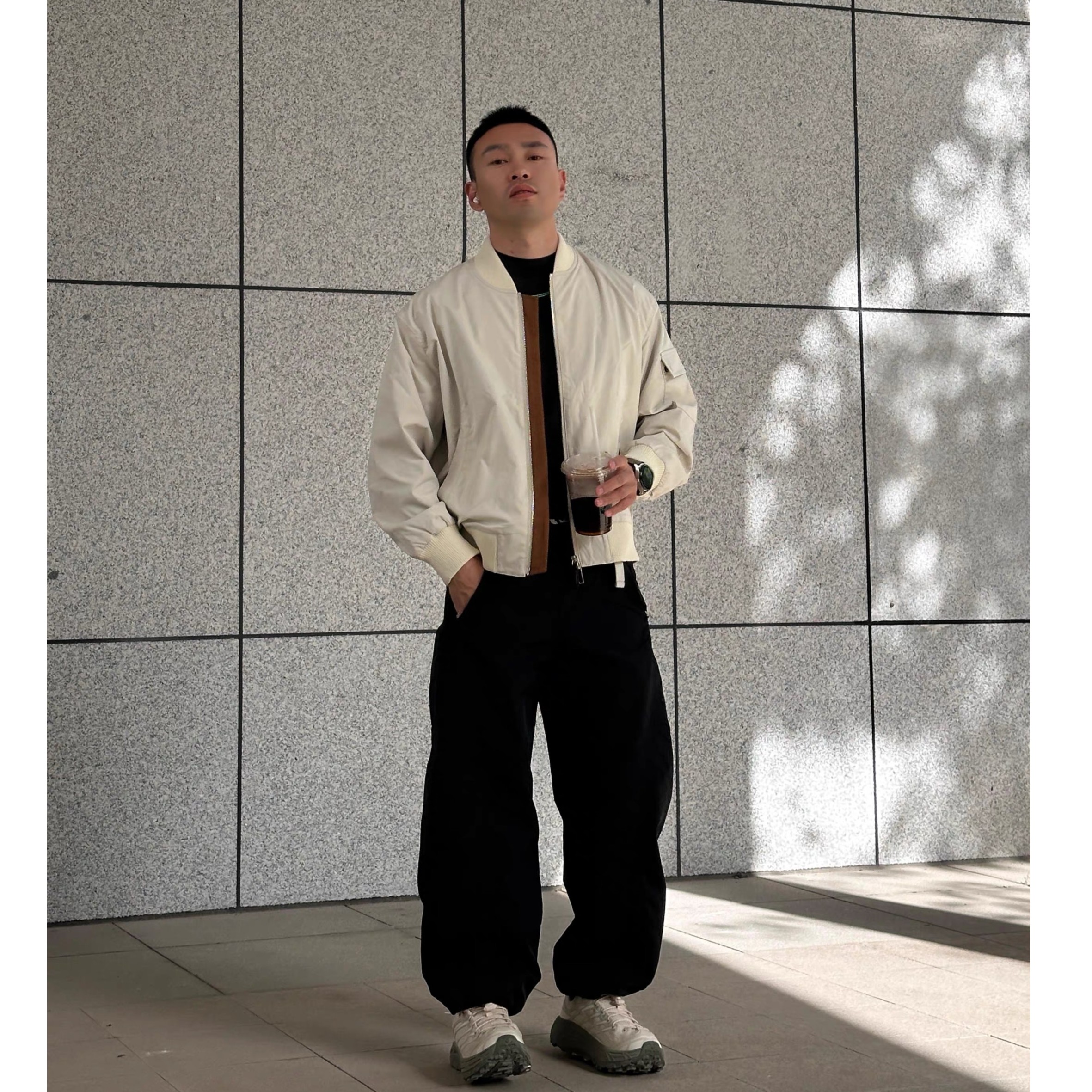 <DAZHE>专属新款美式休闲时尚款男士联名款棉服夹克宽松外套